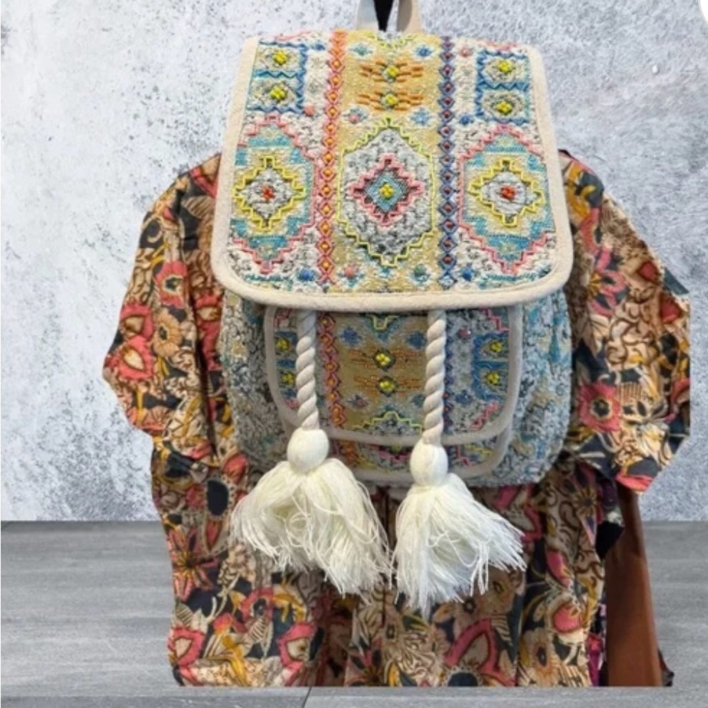 NWT Macchia di Ruggine - Colorful Geometric Pattern Backpack